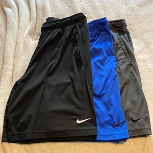 Nike Dri-Fit 3 pairs athletic shorts
